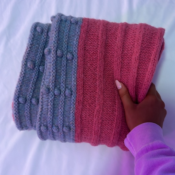 Love Shack Fancy Knit Pink Love Sweatpants- Size Medium - Picture 4 of 4